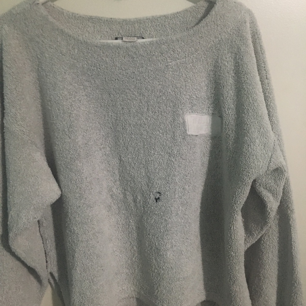 Small Nutex Towel Material Pullover